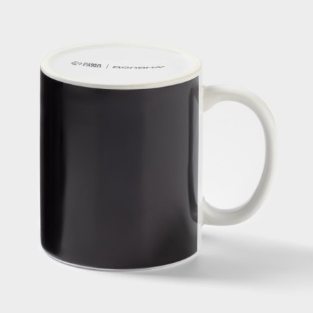 Mug - chameleon ceramic shares “such life”, 350 ml, white color-4