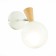 Wall lamp EVOLUCE. Sle220701-01. Catania. 1x40 W, E14, 13x21 cm, white color, light wood