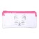 Penal soft 1 compartment, 95 x 205 mm, flat, PVC, calligrata "cat"