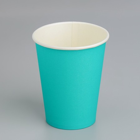 Paper glass "turquoise" 350 ml, diameter 90 mm