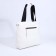 Female bag Textura, chover, large size, white color