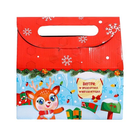 Gift set of a mug with a toy "New Year's gift", mix-9