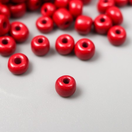 Round beads 6/0 "Dark red" 20 g