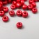 Round beads 6/0 "Dark red" 20 g