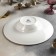 Porcelain plate for paste Wilmax Splash, 250 ml, D = 27 cm, lilac color