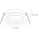 Point built-in lamp Arte Lamp Mira A2861PL-1WH, GU10, 35 W, 8x2.2x2.2 cm, white