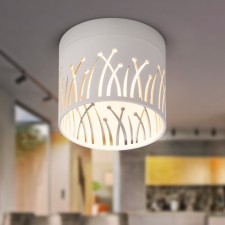 Lamp wall-flowing spot era OL54 WH, 85x80 mm, IP20, GX53, 15W, white color