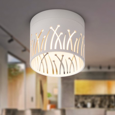 Lamp wall-flowing spot era OL54 WH, 85x80 mm, IP20, GX53, 15W, white color