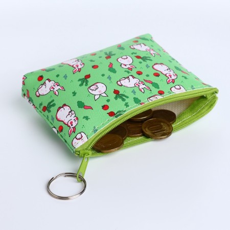 Monetnik's wallet with a zipper, color mix-4