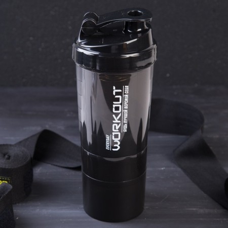 Shaker with a bowl for the protein "Best version of you", 500 ml-1