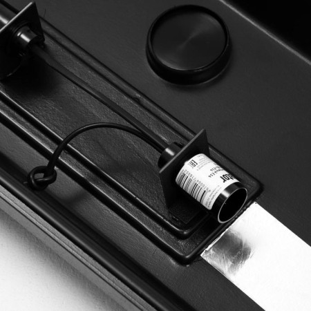 Aquarium "Panoramic" with a lid, 60 liters, 64 x 26.2 x 36 cm, black-6