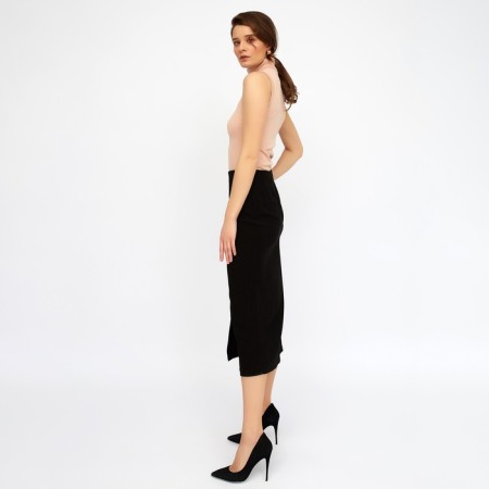 Women's skirt Minaku: Green Trend Black Black, Rr. 42-1