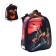 School backpack 38 x 30 x 16 cm, ergonomic back, Stavia "Orange ATV", multicolor