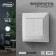 The circuit breaker Luazon Lighting "Antei", 10 A, 2 keys, hidden, white