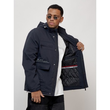 Sports male jacket, size 56, dark blue color-13