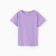 Baby T -shirt with a lowered shoulder, lilac color, height 116 cm