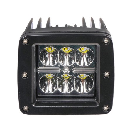Farah LED square AIRLINE, 6 LED, directed light, 18W, 82x75x75, 12/24V-1