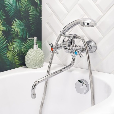 BUNE BAOOU BA533-3-B723-C018, shower set, brass, chromium-1