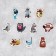 Set of stickers "Funny animals", 5 x 5 cm
