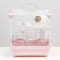 The cage for rodents is equipped, 27 x 19 x 28 cm, pink