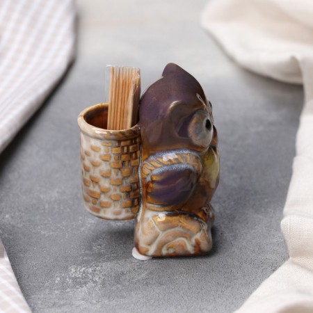 Toothpick stand “owl”, 6 × 4, 7 × 7.6 cm, MIX figures-1
