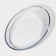 Form made of heat -resistant glass for baking and baking oval shade, 3 l, 35 × 24 × 6 cm