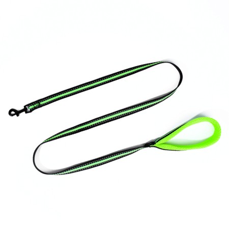 The ammunition set is soft, reflective, leash 120 x 1.5 cm, Osh 35-53 cm, yellow-8