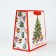 Gift New Year's laminated square “Happy New Year”, Christmas tree 22 x 22 x 11 cm, new year