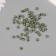 Beads for creativity plastic "Sig-zag" olive-silver set of 20 GP0.6x0.6x0.6 cm 1042857