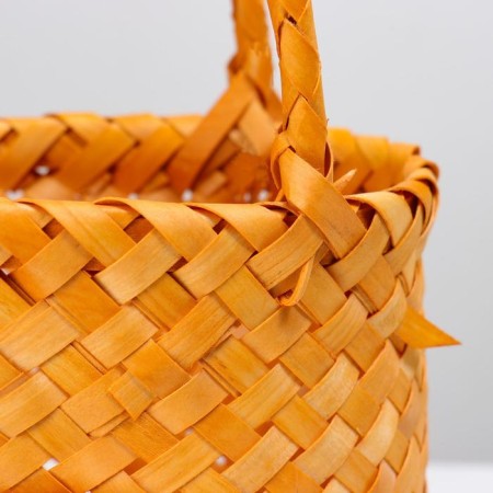 Wicker basket, sequoia, 25 x 15 x 21/33cm, natural-2