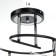 Redo chandelier 2he27 40W Black-chromium 45x30x28 cm