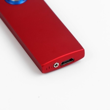 Electronic lighter, USB, spiral, 2.5 x 8 cm, red-3