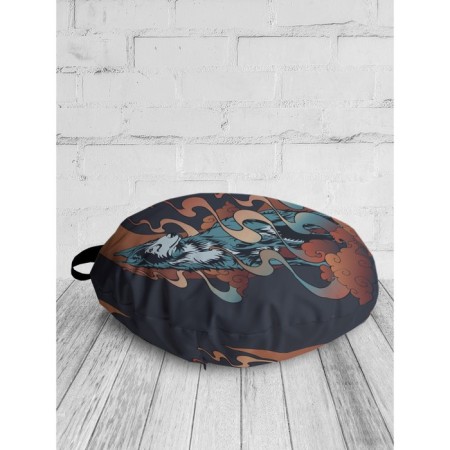Siddle Pill "Magic Wolf", Decorative, D = 52 cm-1