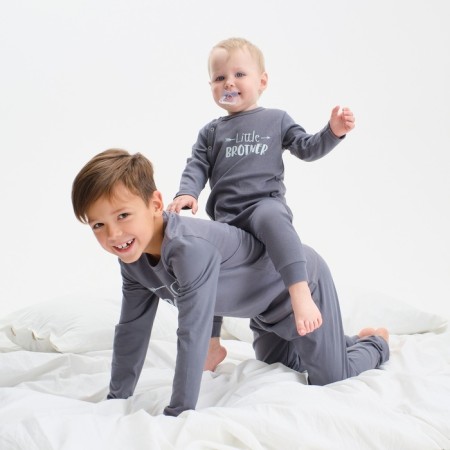 Children's pajamas for the boy KAFTAN Brother, R.32 (110-116), dark gray-7