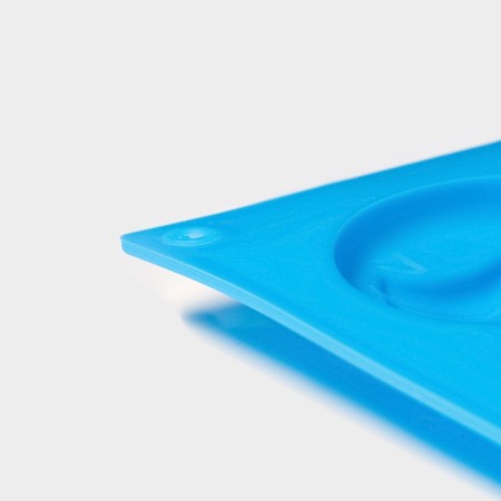 Form for 3D jewelry "Christmas Toy", silicone, 30 × 30 cm, 12 cells, blue color-4
