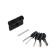 Allyur cylinder mechanism HD F 60-5K Black, Black Perf.