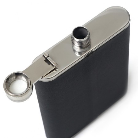 240 ml flask with a folding glass of 50 ml inside, black-3