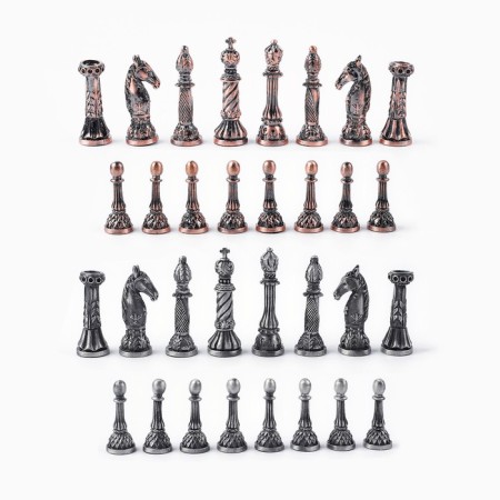 Chess figures are souvenir, h king-8 cm, pawns-5.6 cm, d-2 cm-1
