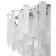 Ceiling chandelier Glowice 10XE14 40W, size 60x60x42 cm, color chromium