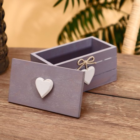 Casket "With Love" MDF 15x8x8 cm-2