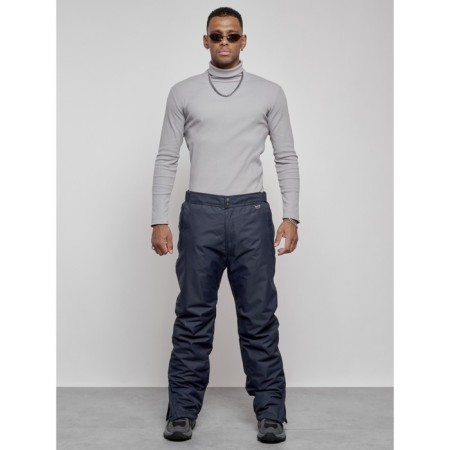 Semi-combinezone ski insulated male winter, size 48, dark blue color-17