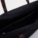 Soper bag with zipper, black color