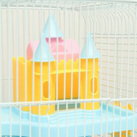 A cage for rodents "Pigzon" with a lock, 31 x 24 x 27 cm, blue-3