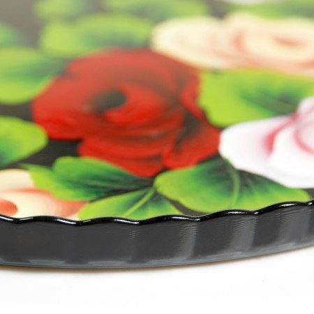 Set for juice with a tray "Zhostovo" Art painting, 6 glasses 1250/200 ml-10