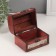 Casket wood chest "Letters from far" 12x9x8.5 cm