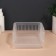 Organizer for storing cosmetic supplies "Prestige", 23 × 16.1 cm, the color is transparent