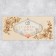 Wooden envelope carved "Happy Wedding", roses, 16.5 x 8 cm