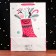 Laminated "Festive sock" 32 x 12 x 42 cm laminate