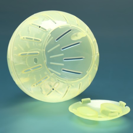 Ball for rodents 12 cm, yellow-1
