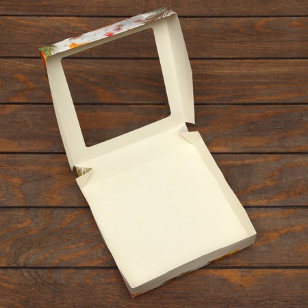 Folding box "mood", 20 x 20 x 4 cm with a window-4